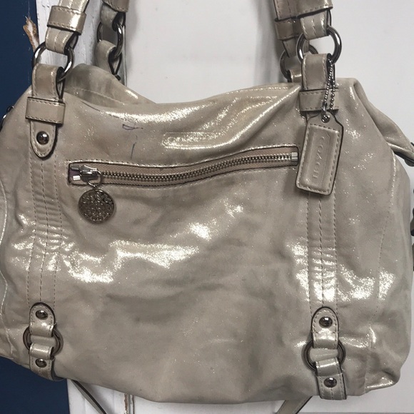 Coach gold purse - Picture 5 of 8